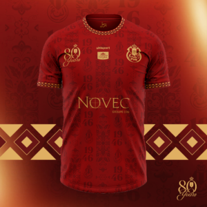 MAILLOT COLLECTOR SPECIAL 80 ANS ROUGE SAISON 2025/26